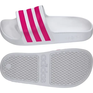 Tout neuf 🛒 Mode- Lifestyle Enfant Adidas Claquette Enfant Adidas Adilette Aqua BLANC 🤩 16