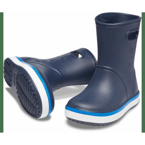 De gros ✨ Mode- Lifestyle Enfant Crocs Bottes De Pluie Enfant Crocs Crocband Rain BLEU ✔️ 7