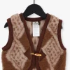 Alwero Gilet Junior Aran Limited Edition En Marron 14