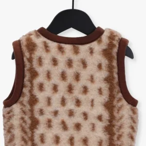 vente pas cher Alwero Gilet Junior Aran Limited Edition En Marron 9