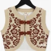 Baje Studio Gilet Capri En Marron De super promotions disponibles 14