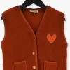 Carlijnq Gilet Arabian Spice – Gilet With Embroidery En Rouge 11