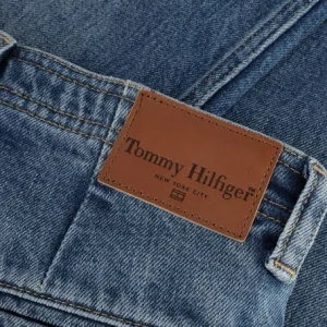 Tommy Hilfiger Straight Leg Jeans Girlfirend Recycled En Bleu 7