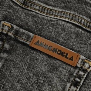 Ammehoela Flared Jeans Am.livdnm En Gris bas prix 8