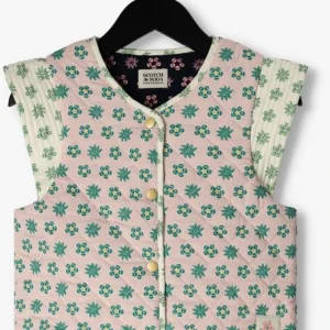 Scotch & Soda Gilet All Over Printed Reversible Padded Gilet En Rose styles dernier cri 7