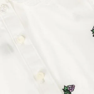 Scotch & Soda Blouse All Over Printed Sleeveless Collar Detail Top En Blanc 6