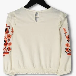 Looxs Blouse Little Crincle Embroidery Blouse Crème 10