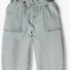 prix le plus bas Ikks Mom Jeans Denim Paperbag En Bleu 13