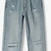 Sofie Schnoor Mom Jeans G231269 En Bleu SOLDES TOUT À 13