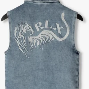 Rellix Gilet Denim Gilet En Bleu 9