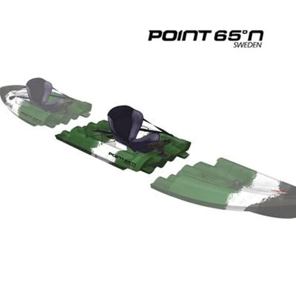 Sortie 🌟 Kayak Point65°n Tequila Angler Supp Section Supplémentaire Pour Kayak Tequila Angler – Camo VERT ✔️ 1