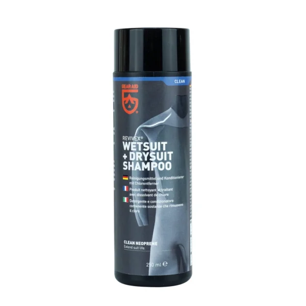 Sortie ⭐ Natation Gear Aid Shampoing Détergent Pour Le Nettoyage Des Combinaisons Néoprène – Gear Aid Revivex Wetsuit + Drysuit Shampoo 👏 1