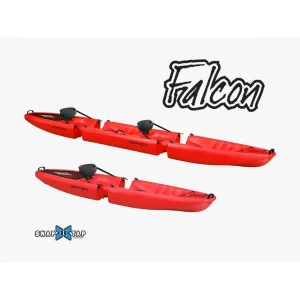 magasin solde Promo 🧨 Voile Point65°n Kayak Modulable Point 65°n Sit-on-top Falcon Solo ROUGE ⭐ 10