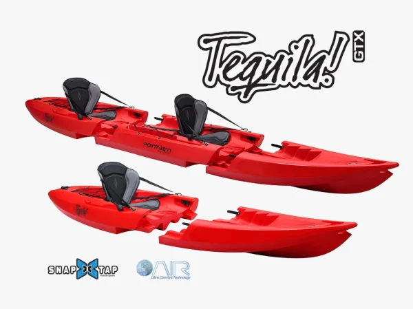 De gros 🔔 Voile Point65°n Kayak Modulable Point 65°n Sit-on-top Tequila Gtx Solo ROUGE 💯 4