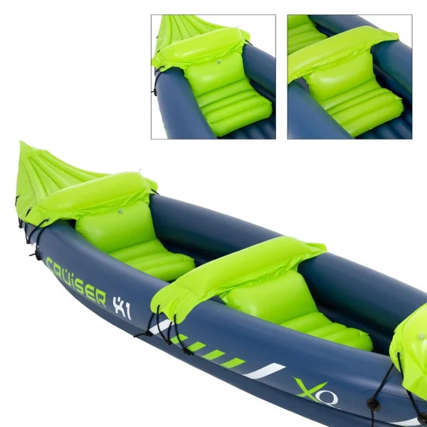 Acheter ✔️ Kayak Xqmax Xq Max Kayak Cruiser X1 325x81x53 Cm Bleu Et Vert 👏 5