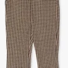 marques pas cher Indian Blue Jeans Pantalon évasé Check Flare Pants En Camel 11