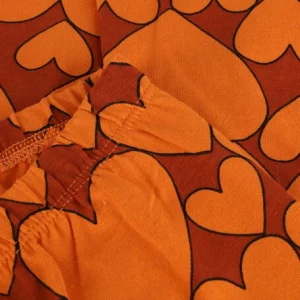 Carlijnq Pantalon évasé Hearts – Flared Legging En Orange boutique pas cher 7