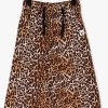 magasin Alix Mini Kids Woven Leopard Denim Wide Leg Pants En Marron 13