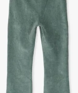 Nobell Pantalon évasé Sady Velvet Rib Flared Turquoise luxe soldes 9