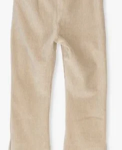 Nobell Pantalon évasé Sady Velvet Rib Flared En Beige Service Clients Dédié 9