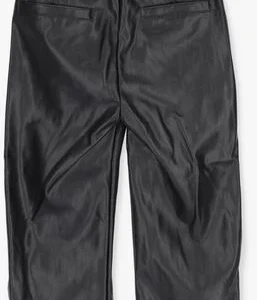 Rellix Pantalon évasé Leather Pants En Noir achat pas cher 9