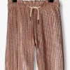 offre spéciale Like Flo Pantalon évasé Metallic Plisse Guillot En Rose 11