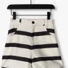 qualité d’originales Carlijnq Pantalon Court Stripes Black – Loose Fit Shorts En Blanc 13