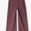 Looxs Pantalon évasé Wide Leg Knit Pants En Rose soldes luxe 11