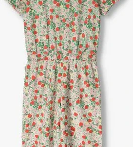 Moodstreet Combinaison Jumpsuit Aop Strawberries Corail magasin paris 10