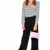 outlet Retour Pantalon évasé Olga En Noir 13